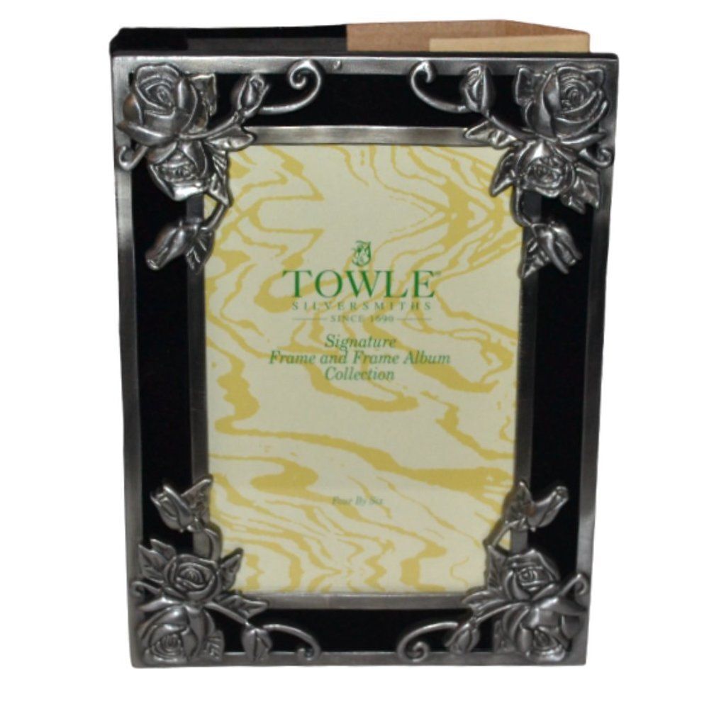 Towle Silversmiths Frame And Album New In Box 4 x 6 Photos Keepsakes Memories